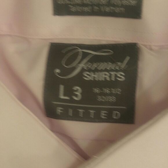 MEN'S SLIM FIT MICROFIBER TUXEDO SHIRT - Picture 2 of 3